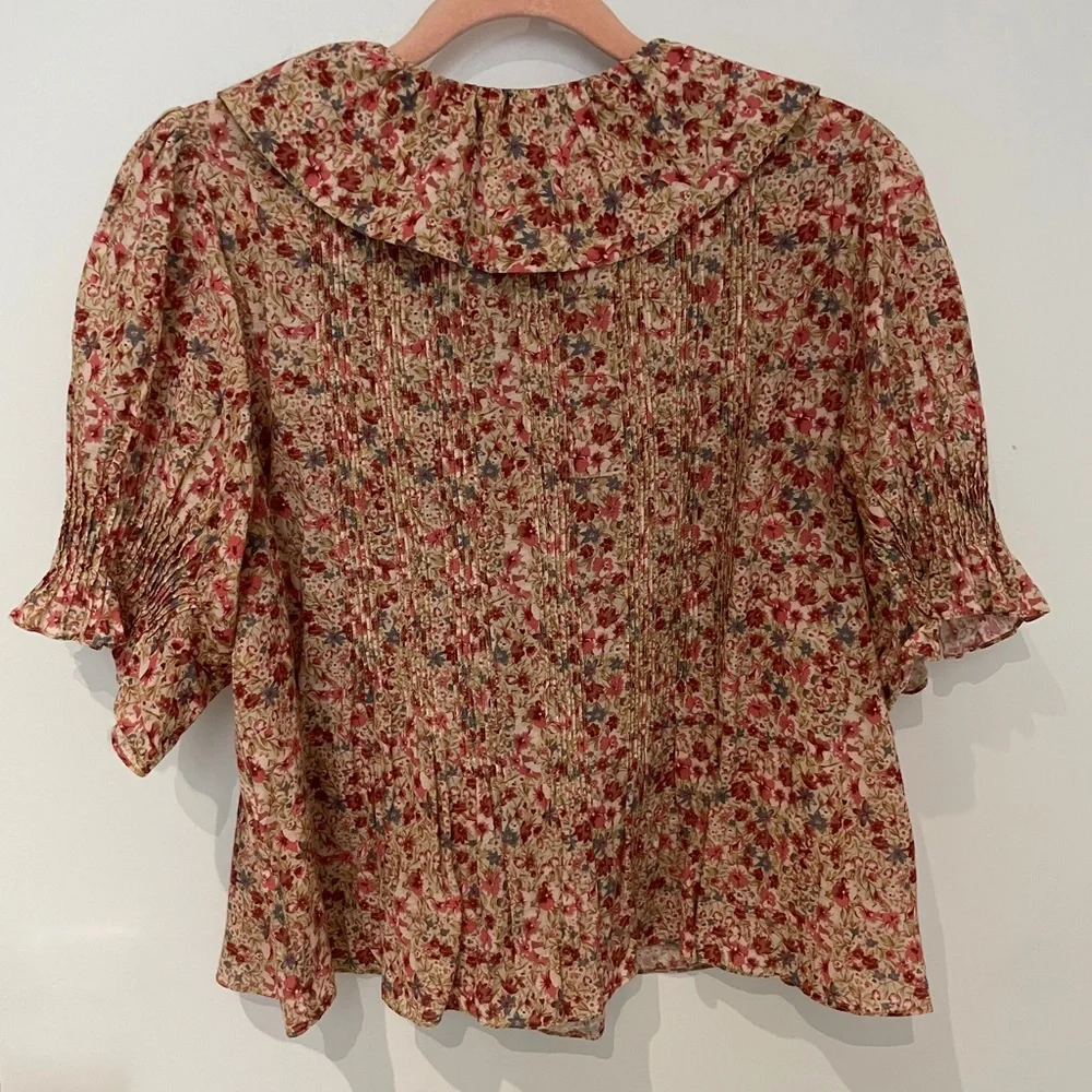 Doen Henri top Pink Valley Floral - Picture 3 of 6